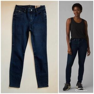 Prana Sienna Skinny Jeans Size 10 Deep Blue Organic Cotton Denim NWT